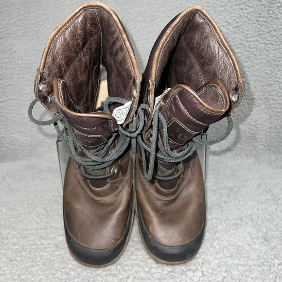 UGG Boots Men\'s Size 8.5 Brown‎ Hamric Puffer Boots Snow Winter 1002073